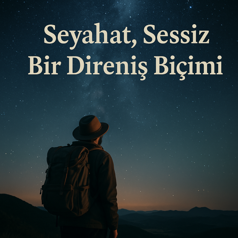 Seyahat, Sessiz Bir Direniş Biçimi
